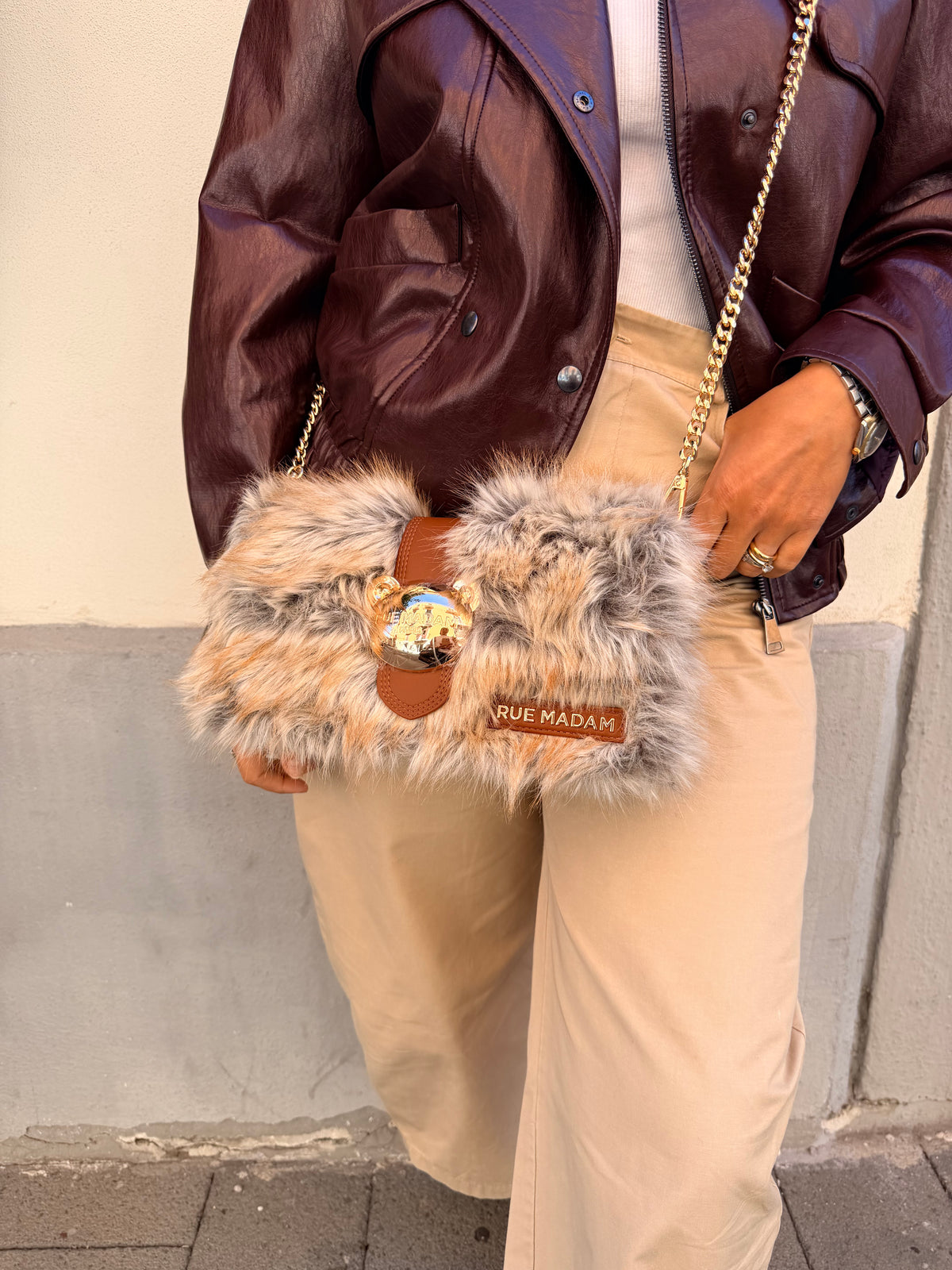 Rue madame Paris teddy bag aspen