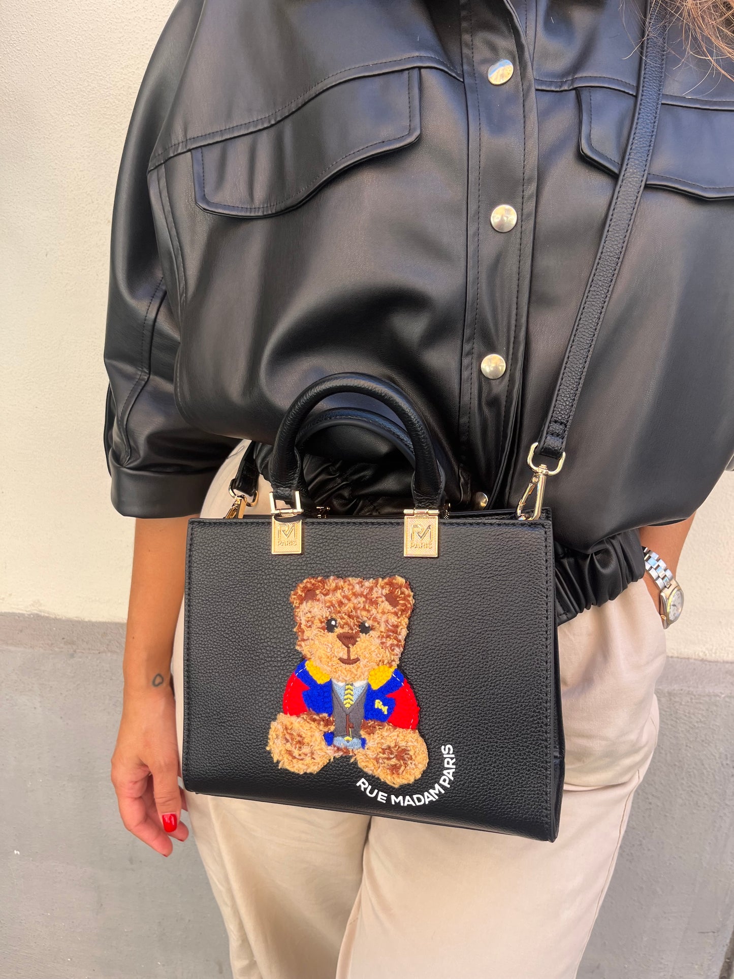 Rue madame Paris mini tote black