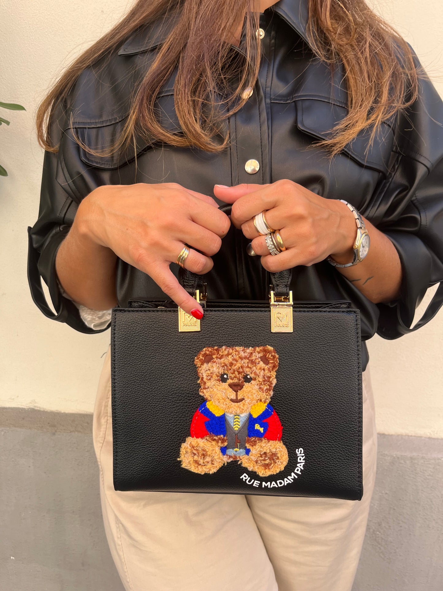 Rue madame Paris mini tote black