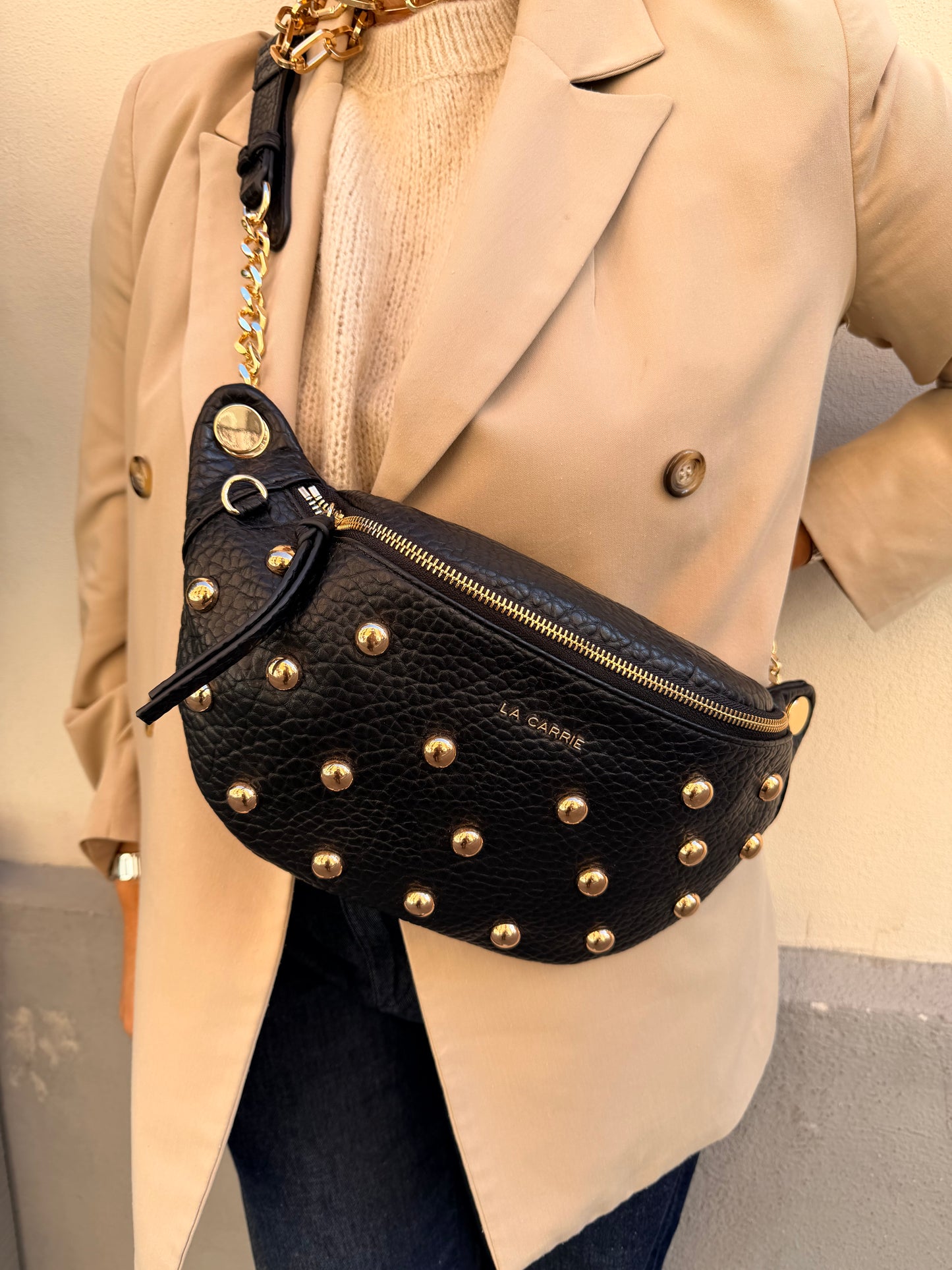 La carrie bag marsupio nero