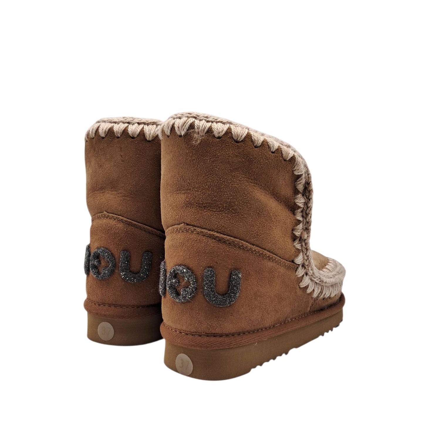 Mou eskimo 18 suede glitter logo