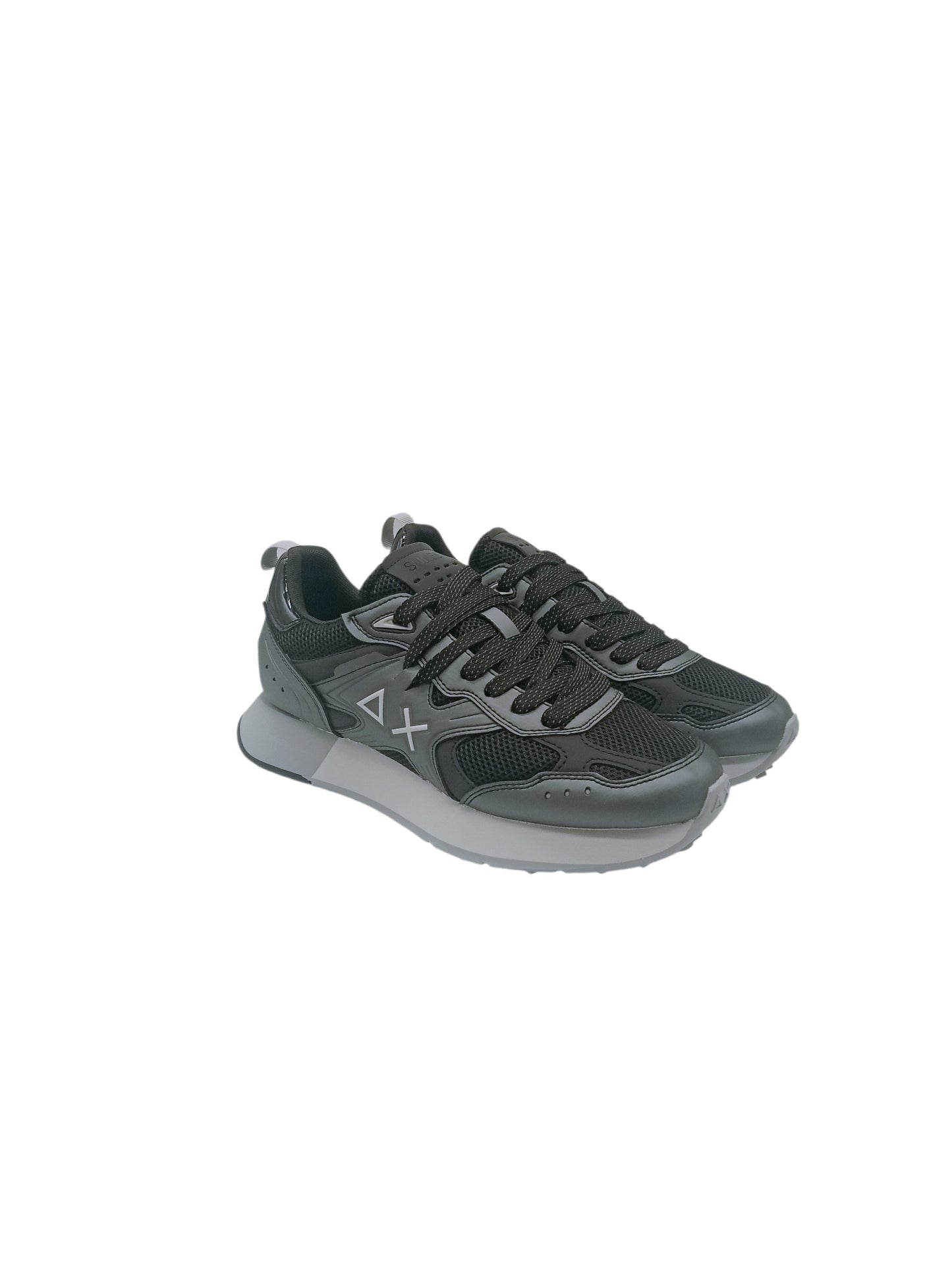 SUN68 Jaki Silver Mesh Nero