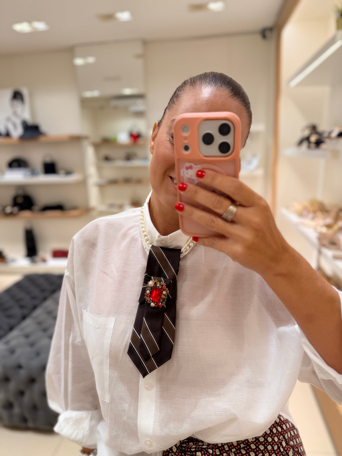 Gabriella Gucci cravatta marrone