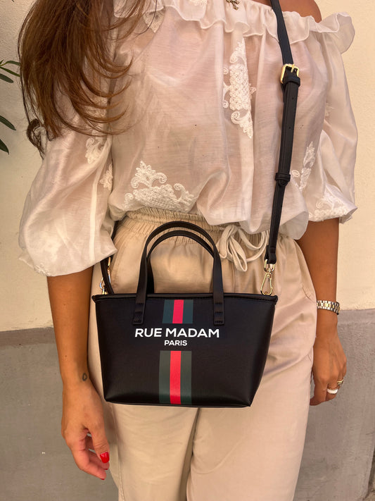 Rue Madam Paris mini shopping nera