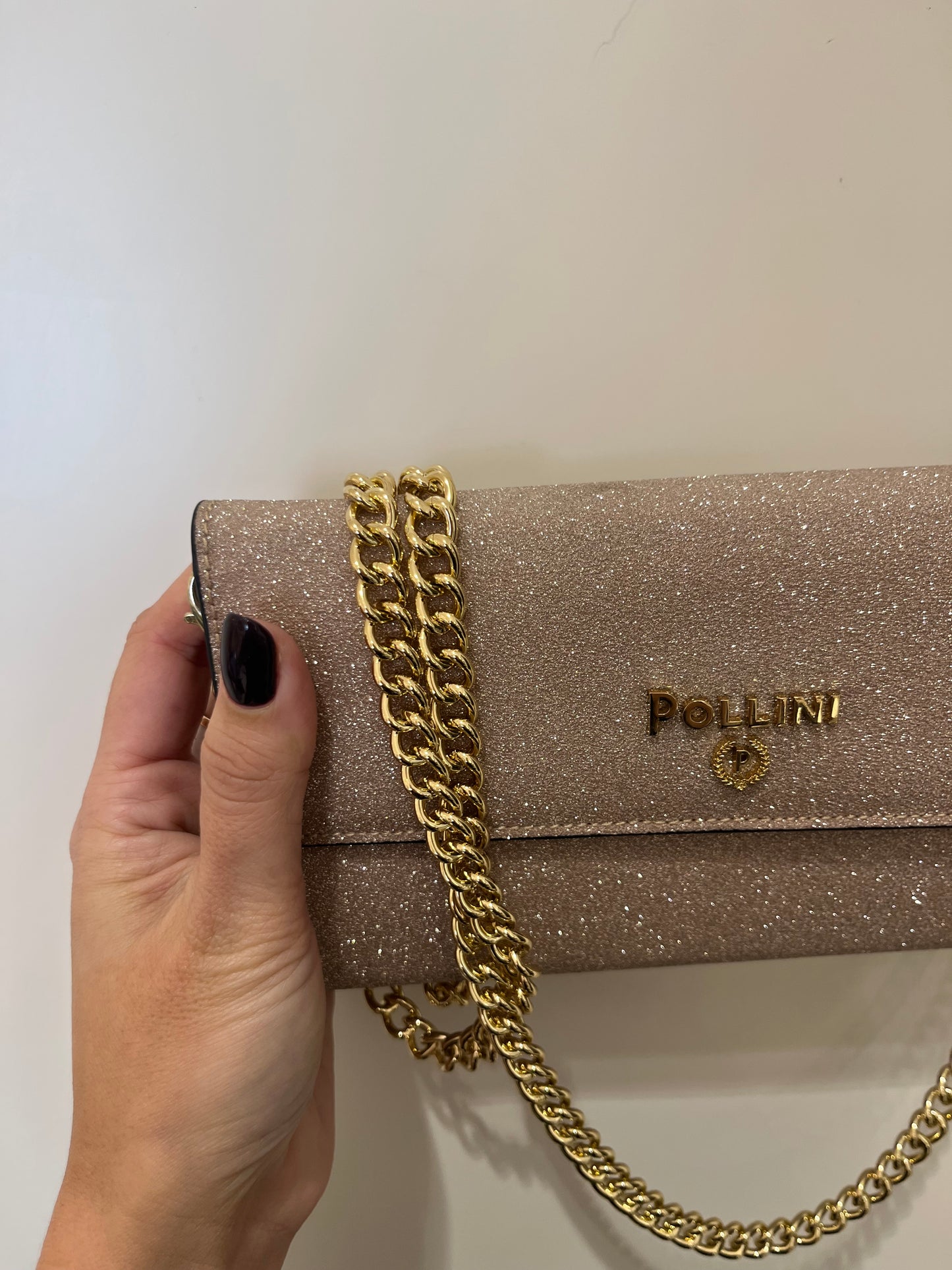 Pollini portafoglio glitter