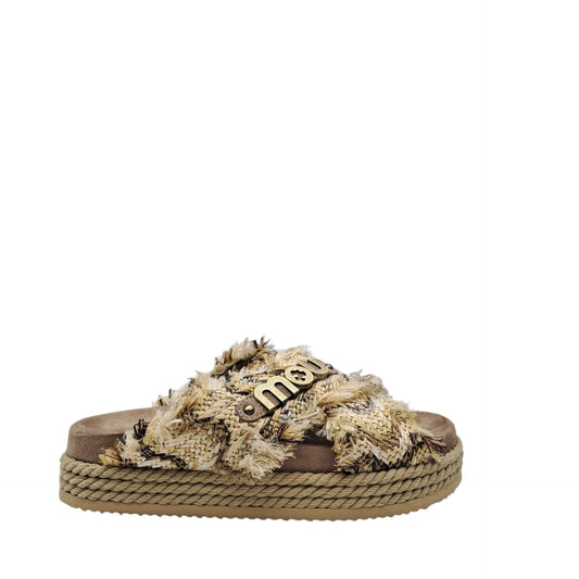 Mou criss-cross raffia