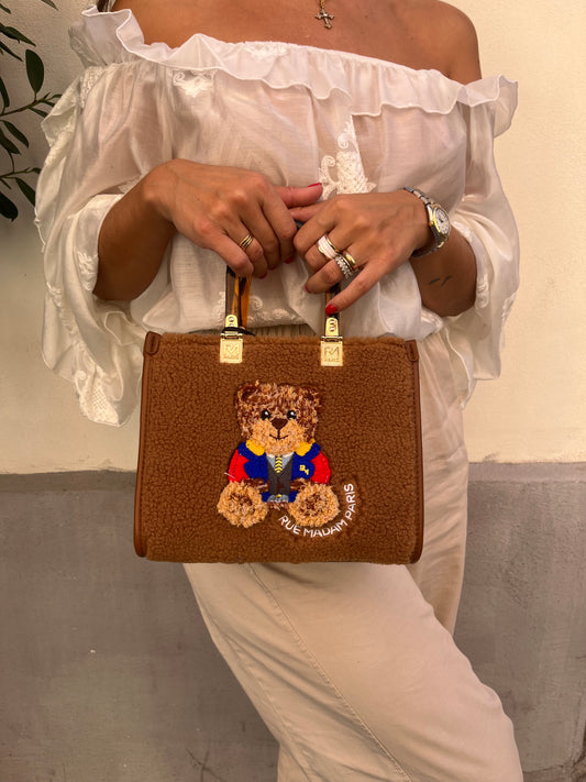 Rue Madam Paris mini tote brown