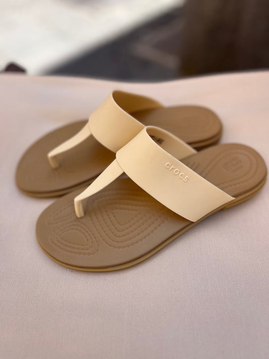 Crocs infradito crema