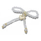 Crocs Beaded Bow with Gold Heart
