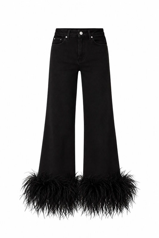 TWENTY FOUR HAITCH jeans piume