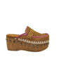 Mou Clog leather overstitch