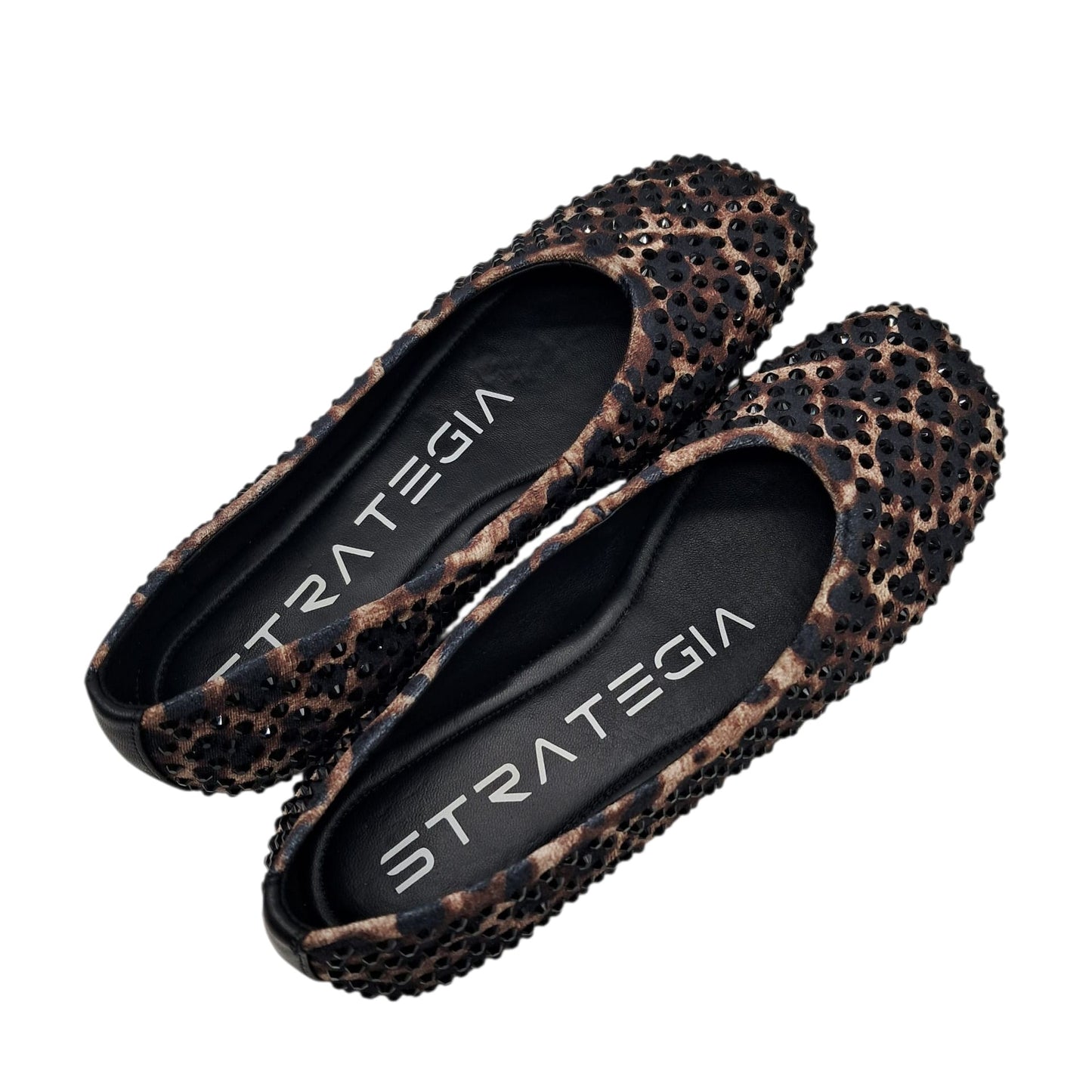 Strategia ballerina strass animalier