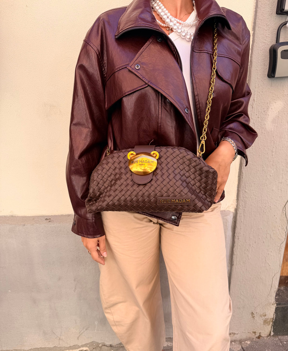 Rue madame the pouch motif