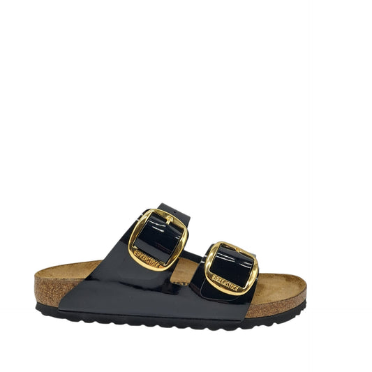Birkenstock Arizona big buckle black/gold