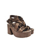 Mou raffia platform