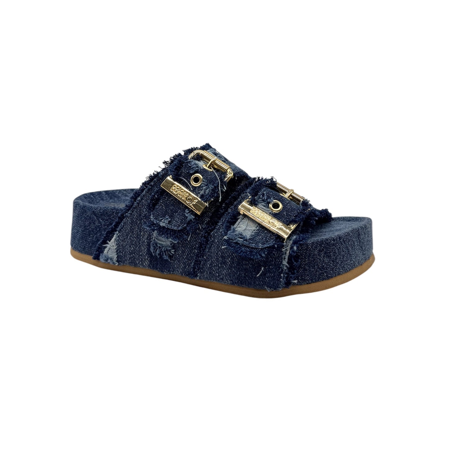 Colors of California platform denim