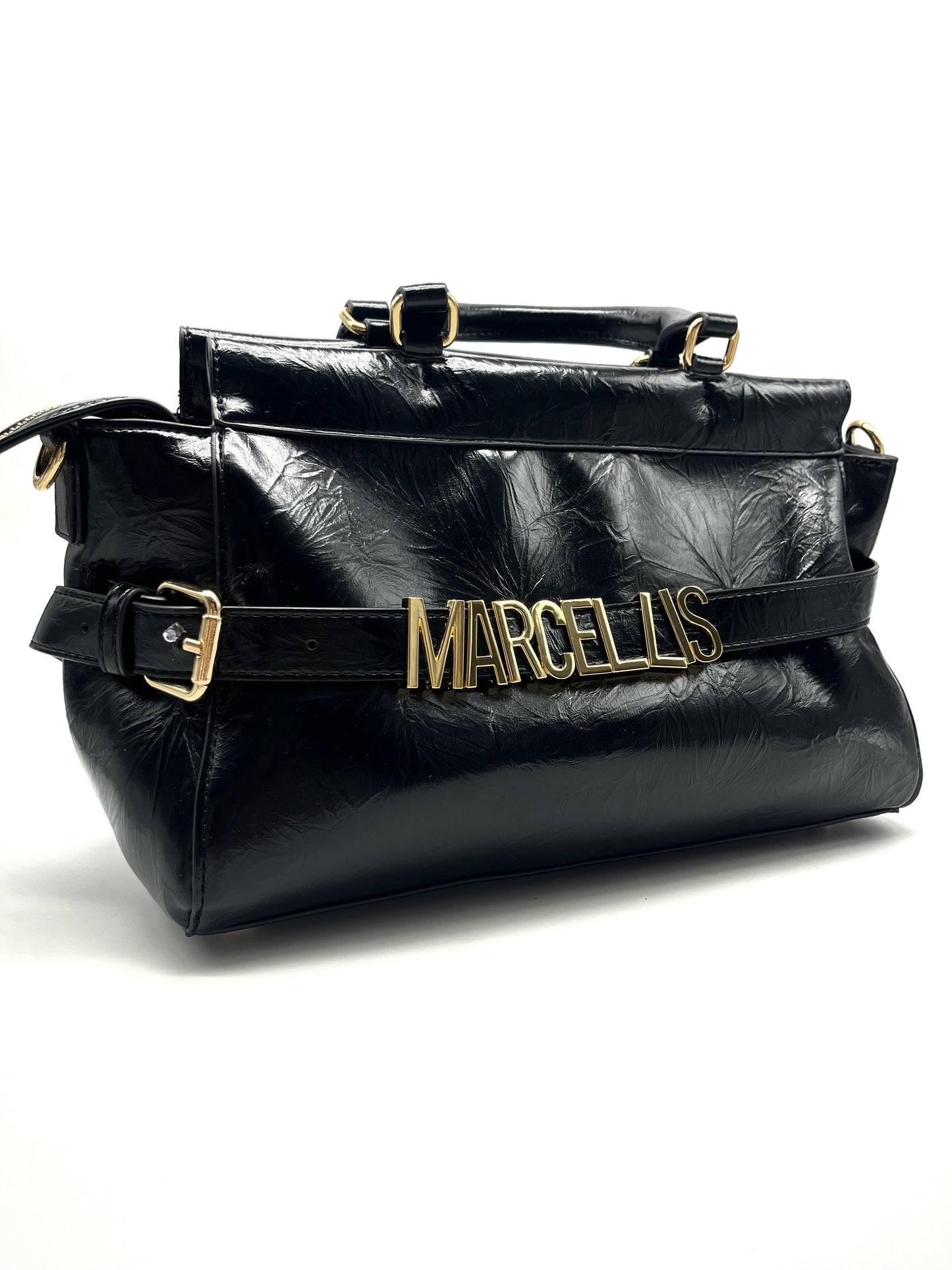 Marc Ellis logo metallic