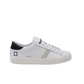 D.A.T.E. HILL LOW CALF WHITE-BLACK