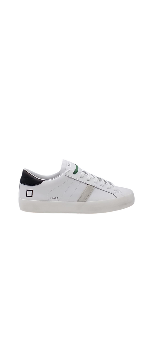 D.A.T.E. HILL LOW CALF WHITE-BLACK