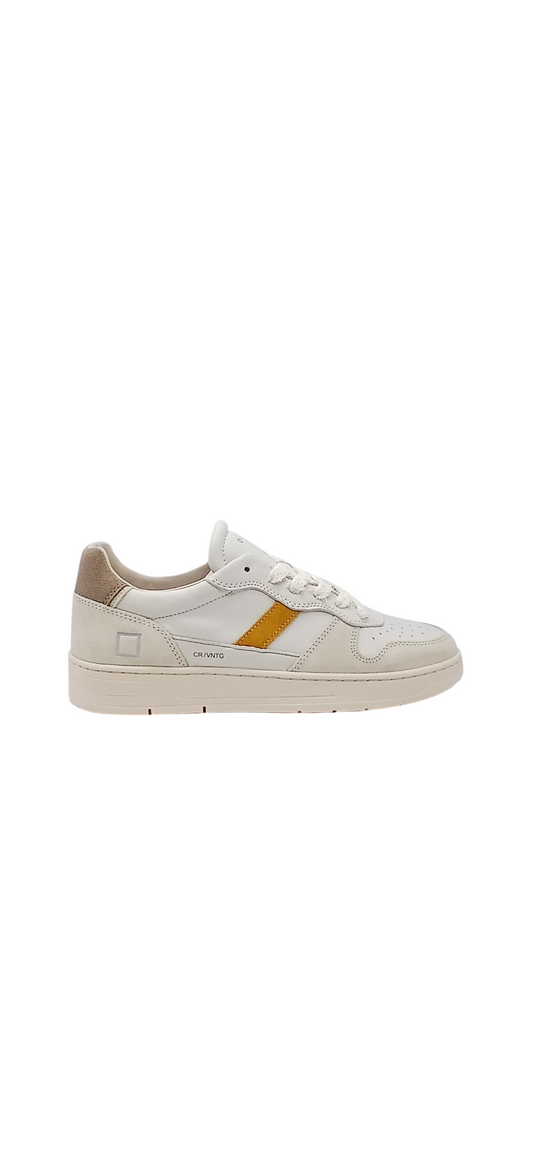 D.A.T.E. COURT 2.0 VINTAGE CALF IVORY