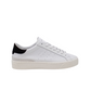 D.A.T.E Sonica Calf White-Black