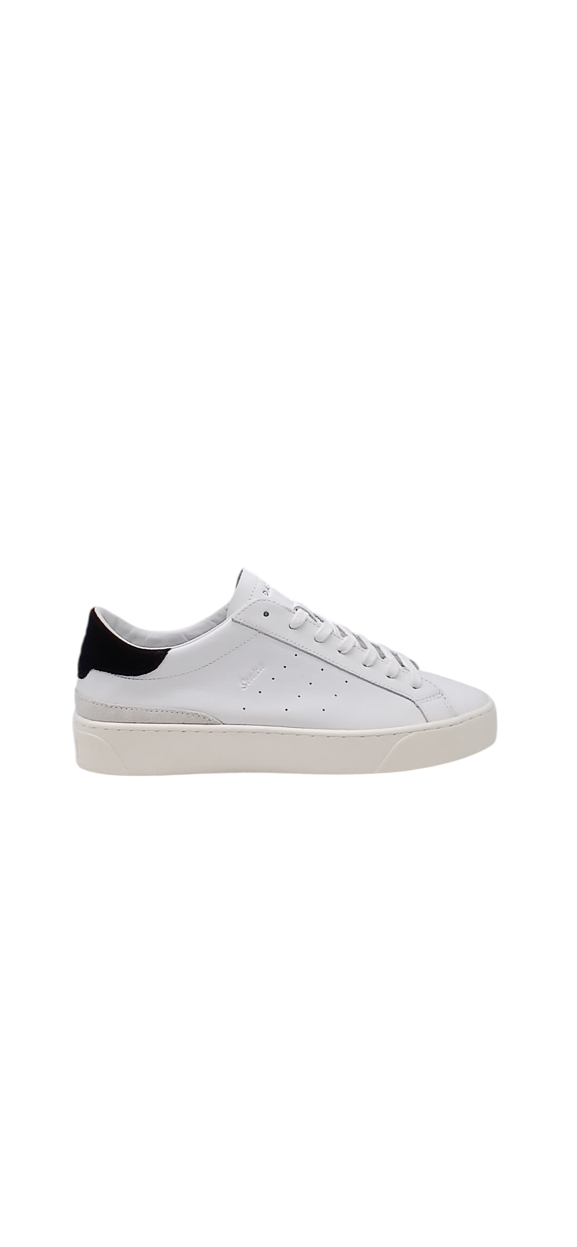 D.A.T.E Sonica Calf White-Black