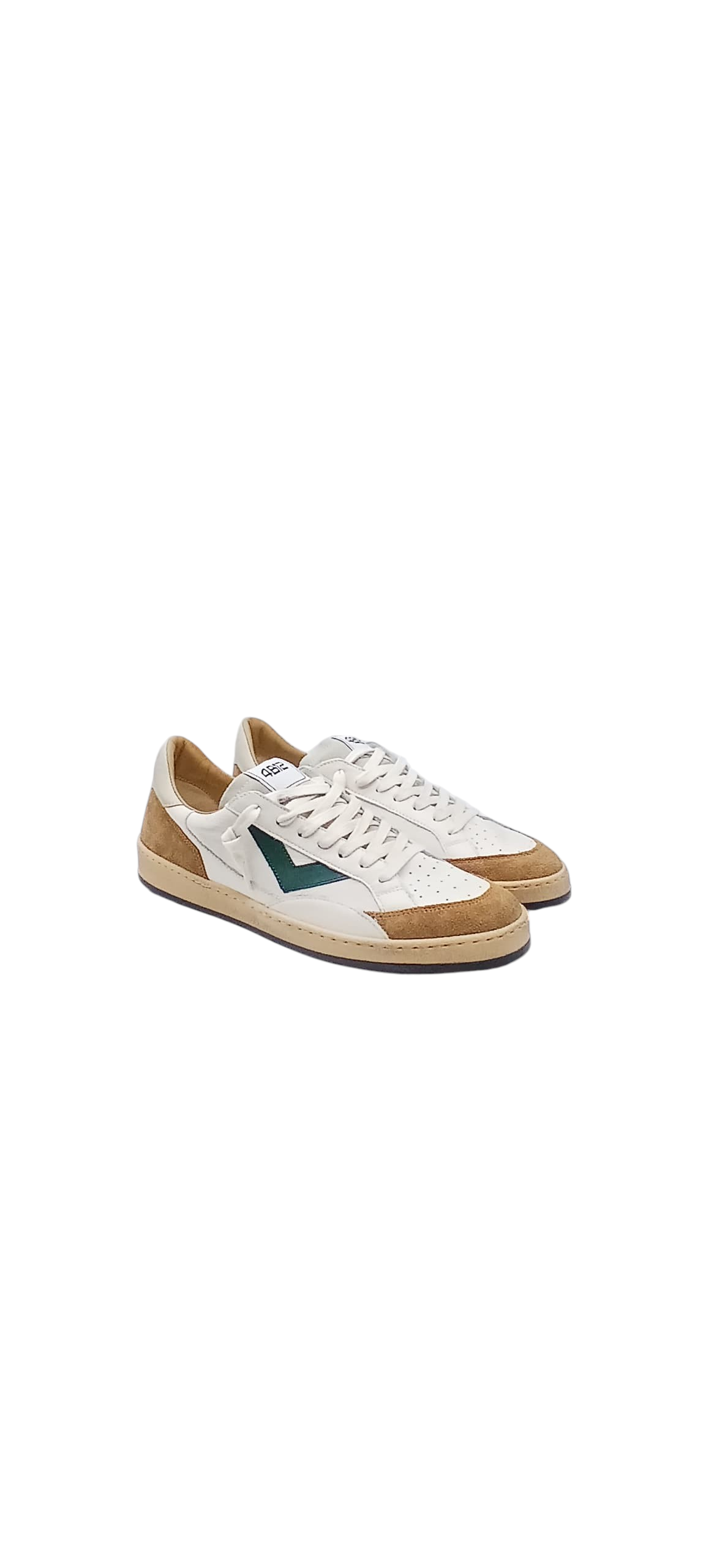 4B12 Playnew Sneakers Bianco/Beige Ice
